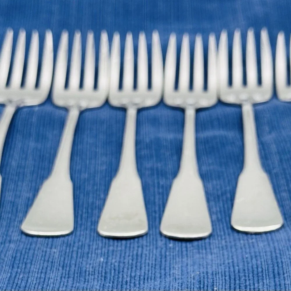 Oneida Colonial Boston‎ Minute Man Stainless Salad Fork 6.75 inch Lot of 6